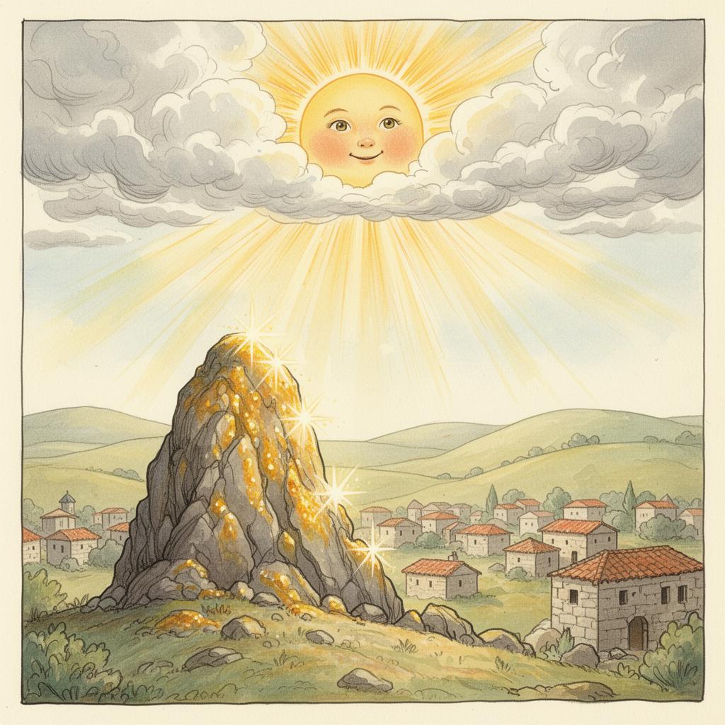 «Արեգակ» ոտանավորի նկարազարդումը